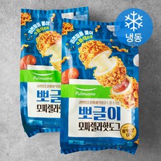 뽀글이 모짜렐라 핫도그 (냉동), 90g, 4개입, 2개