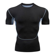 마켓A 남성용 기능성 트레이닝복 상의 반팔