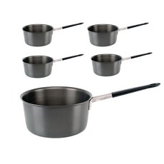 EUGENE TOSCO 托斯可 硬質單柄湯鍋 XS 5入組, 混色