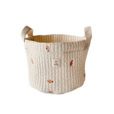 마롤로뜨 돗투돗 누빔 자수 아기 바구니, 캐롯로뜨, 1개