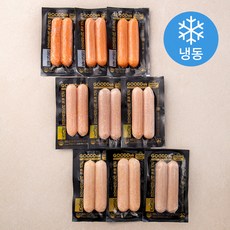 굳닭 톡톡 닭가슴살 소시지 체다치즈 100g x 3p + 아메리칸훈제 100g x 3p + 오리지널 100g x 3p 2개입 세트 (냉동), 1세트