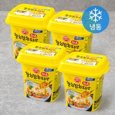 오뚜기 맛있는 참치김치치즈볶음밥 용기 (냉동), 230g, 4개
