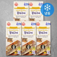 오뚜기 렌지에 돌려먹는 꽁치구이 (냉동), 80g, 5개