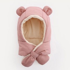 I am bebe 孩童動物造型刷毛圍巾帽