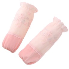 WINWIN COMPANY 蝴蝶結蕾絲浪漫多用途袖套 YT_RC2928, 淺粉色