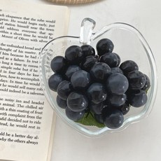 蘋果形狀玻璃酸奶麥片球, 單一顏色, 1個