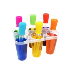 Billang 嬰兒滴管 6 種 + 6 球架套裝, 紅色+橘色+黃色+綠色+藍色+粉紅色