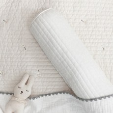 Ma lolotte 兒童用長款人造絲身體抱枕, 象牙白