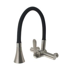 inox 壁掛式眼鏡蛇廚房龍頭 JT-A800 BK, 1個