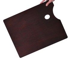 方形櫻桃木油畫調色盤, 1格, 1個