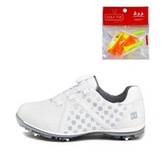 DAKS 女士輕量釘鞋高爾夫鞋 DKSH-034L + 鞋袋 + 瑪雅高爾夫 T恤套組