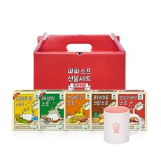 PAPASOUP 濃湯組合 海帶口味 40g+玉米口味 60g+蘑菇口味 60g+奶油馬鈴薯 60g+甜玉米口味 60g+馬克杯, 280g, 1組