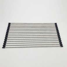 칼리비 주방 싱크롤 선반, 블랙, 15개