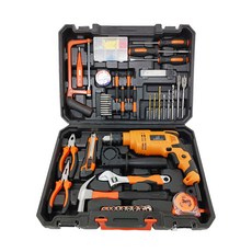 韓國 GORILLA 有線電動錘鑽組 GO13K, 電動錘鑽 + 110種配件, 1套