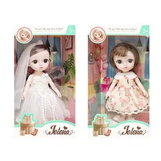 레츠토이 젤레나 구체관절인형 2종 세트, 리나, 샬롯, 16cm, 1개