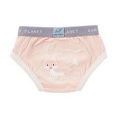 BABY PLANET 竹節棉如廁訓練褲 狐狸圖案, 混色, 1個