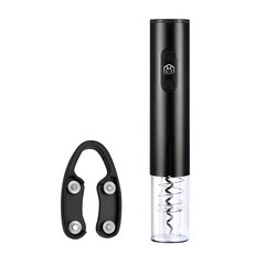 UNBOXING FACTORY LED電動紅酒開瓶器, 黑色, 1個