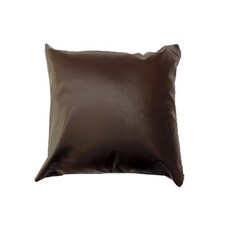 마벨러스홈데코 가죽 사각 쇼파 쿠션, 브라운