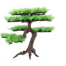 한별나라 수족관 조경 플라스틱 가짜 소나무 분재장식 좌석없음, 1개