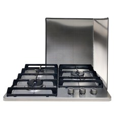 dotd 不鏽鋼擋油板+防滑墊+不鏽鋼護角套, 1組