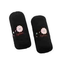 花朵刺繡圖案袖套 YT_RI462 2入, 黑色