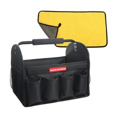 SF ULTRA 車用工具包 + 吸水巾套組, 黑色(工具包), 隨機出貨(毛巾)