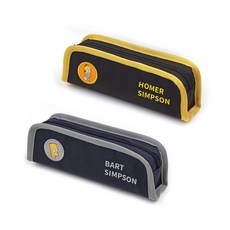 hM+ 辛普森人物圖案刺繡筆帶組 2入, 1套, 巴特，荷馬