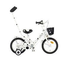 레스포 삼천리자전거 하이킥 어린이자전거 35.56cm + 조립쿠폰 세트, 화이트, 99cm, 1개