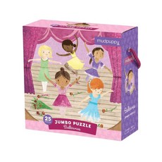 mudpuppy 女孩們跳舞圖案巨型拼圖, 1個