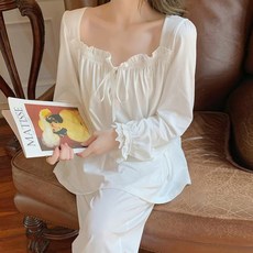 보리맘 여성용 퓨어 임부복 잠옷 상하의 세트 CJ234