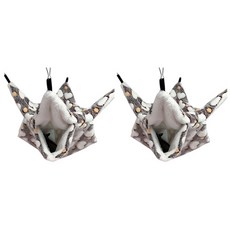 다람쥐 햄스터 해먹 집 20 x 20 cm, 불가사리러브커피, 2개