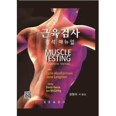 근육검사 정석 매뉴얼, 영문출판사, Earle Abrahamson, Jane Langston