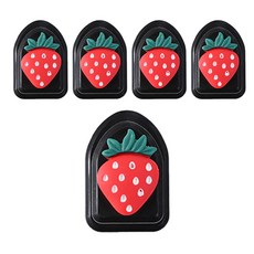 지바토 다용도 마스크 악세서리 걸이 Z1207, 5개, 딸기