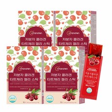 VITANARIN 膠原蛋白酸櫻桃果凍棒, 15包, 4盒