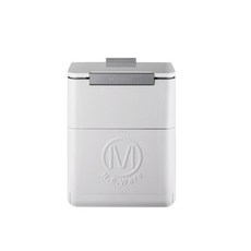매직캔 애니웨어 싱크대걸이 쓰레기통 MNE150, 화이트 + 그레이(MNE150HG), 1개