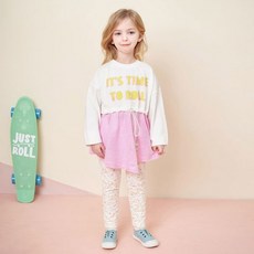 JELISPOON 女童款點點糖果內搭褲