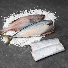 부산 13번 중매인 생물 구이용 소금간 갈치 3토막 1미 + 가자미 1미 + 고등어 1미 850g 세트, 1세트