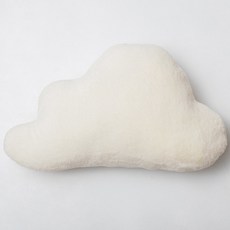 高級兔絨造型抱枕, 白雲