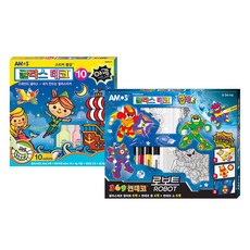 아모스 글라스데코 야광 팝아트 세트, 혼합색상, 1세트