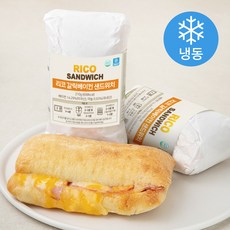 리코 갈릭베이컨 샌드위치 (냉동), 210g, 1개입, 2개