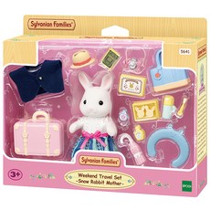 Sylvanian Family 雪花兔旅行玩偶套裝 5641, 1個