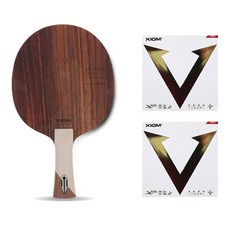 XIOM OMEGA PRO桌球拍 FL款+VEGA TOUR桌球拍膠皮 2入, 單品