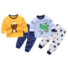 조이멀티 엠케이 남아용 토끼 공룡 동물나라 실내복 2종 세트