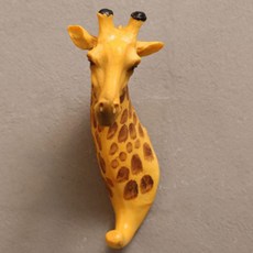 에이델라 미국식 복고 행거 벽 장식, 기린, 1개