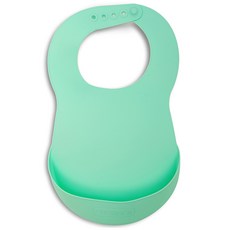 suavinex BOOO軟式圍兜, 薄荷綠, 1入