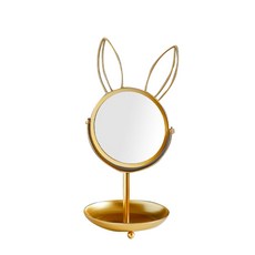 兔子造型化妝鏡, 金黃色