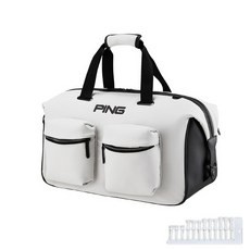 PING SC TM 波士頓包 + 高爾夫球 T恤, 淺灰色（波士頓包）