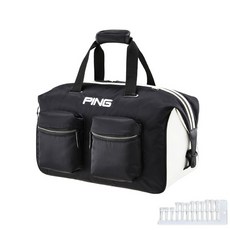 PING SC TM 波士頓包 + 高爾夫球 T恤, 黑色（波士頓包）