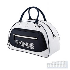 PING Sporty LI 波士頓包 + 高爾夫 T恤, 白色（波士頓包）
