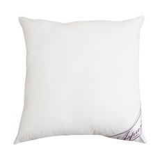 I'm Living 超細纖維拉鍊棉質靠枕, 白色